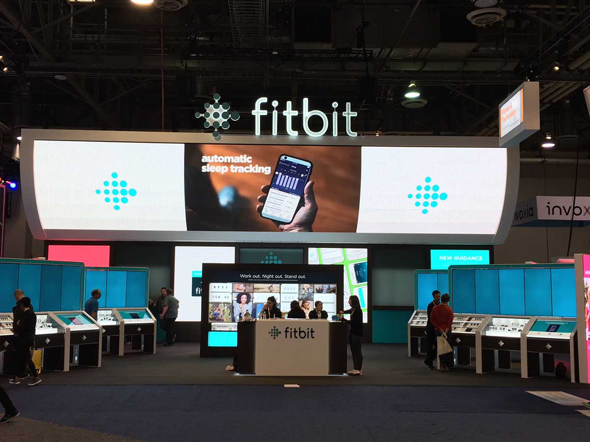 Expo Booth with our consumers partner Fitbit Inc